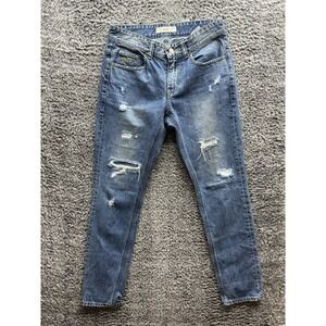 Plac Women's Distressed Milan Tapered Skinny‎ Jeans Size 29